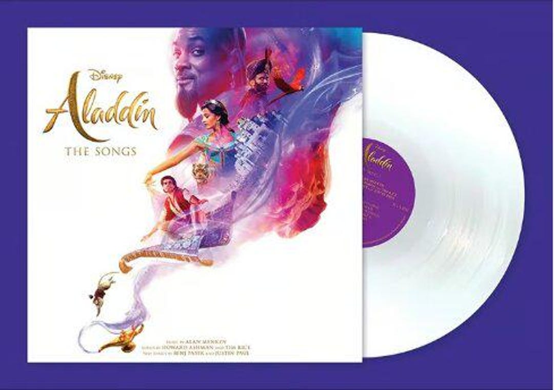 Aladdin the Songs LP ~ Exclusive Colored Vinyl (white) ~ New/sealed! - Etsy