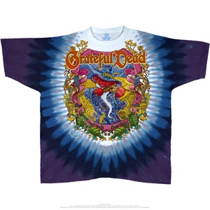 Grateful Dead Terrapin Moon Tie-Dye ~ Officially Licensed ~ 100% Heavyweight Cotton ~ Choose Your Size ~ Brand New!