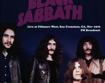 Black Sabbath Live At Fillmore West, San Francisco, CA 1970 LP ~ Ltd Ed Colored Vinyl (Magenta) ~ Brand New!