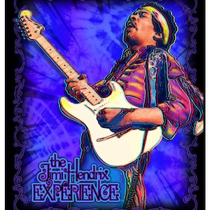 Jimi Hendrix Throw Blanket - Etsy