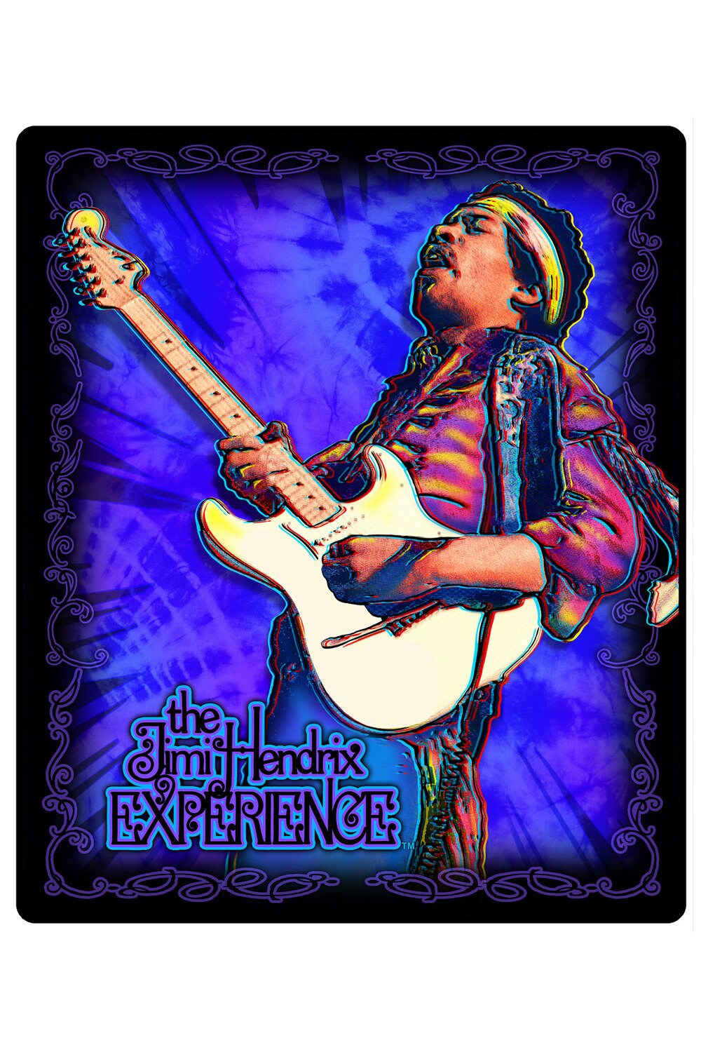 Jimi Hendrix Throw Blanket - Etsy