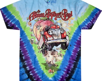 Vintage Allman Brothers Tie Dye Graphic T-shirt - Etsy