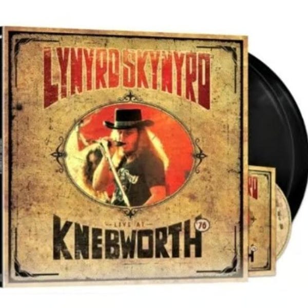 Lynyrd Skynyrd Live At Knebworth '76 (2-LP) ~ Includes DVD ~ New/Sealed!