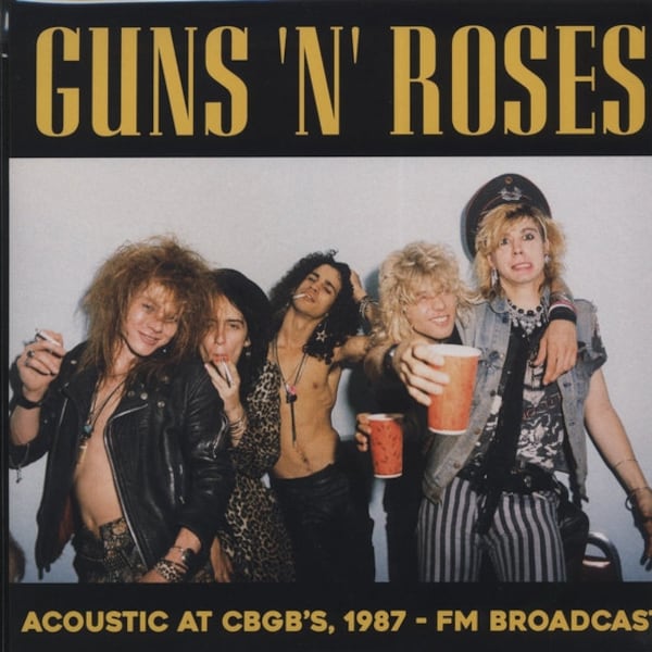 Guns N' Roses Acoustic At CBGB's LP ~ New York, 1987 ~ Limited Edition ~ Brand New/Sealed!