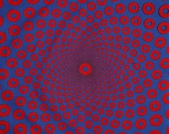 Phish 3D Donut Vortex Tapestry ~ 30" x 45" ~ w/Corner Loops ~ Brand New!