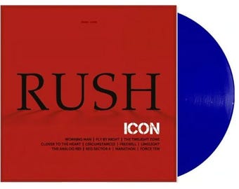 Rush Icon LP ~ Exclusive Colored Vinyl (Cobalt Blue) ~ New/Sealed!