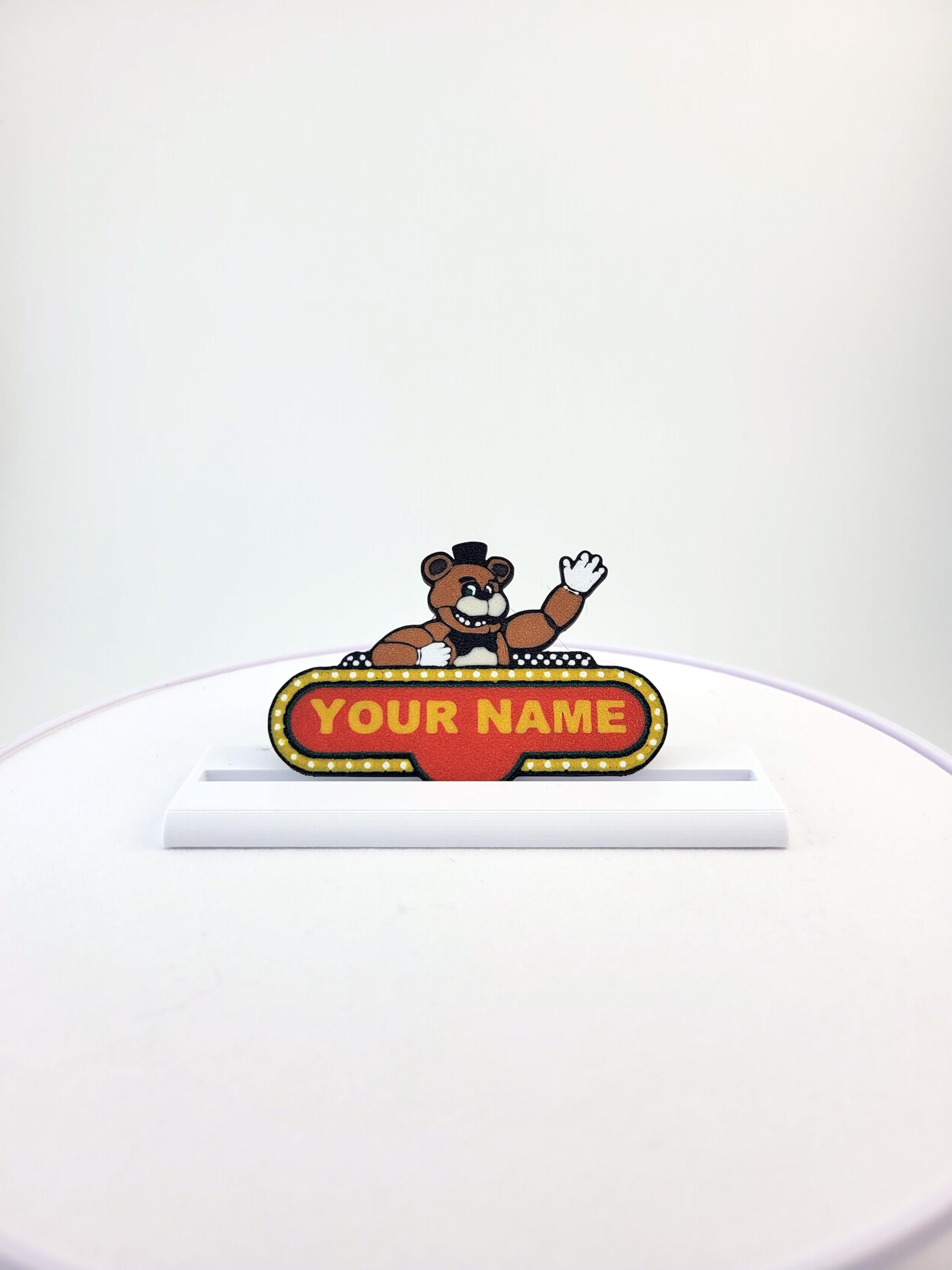 Personalized Freddy Fazbear's Employee Name Tag – FNAF Cosplay
