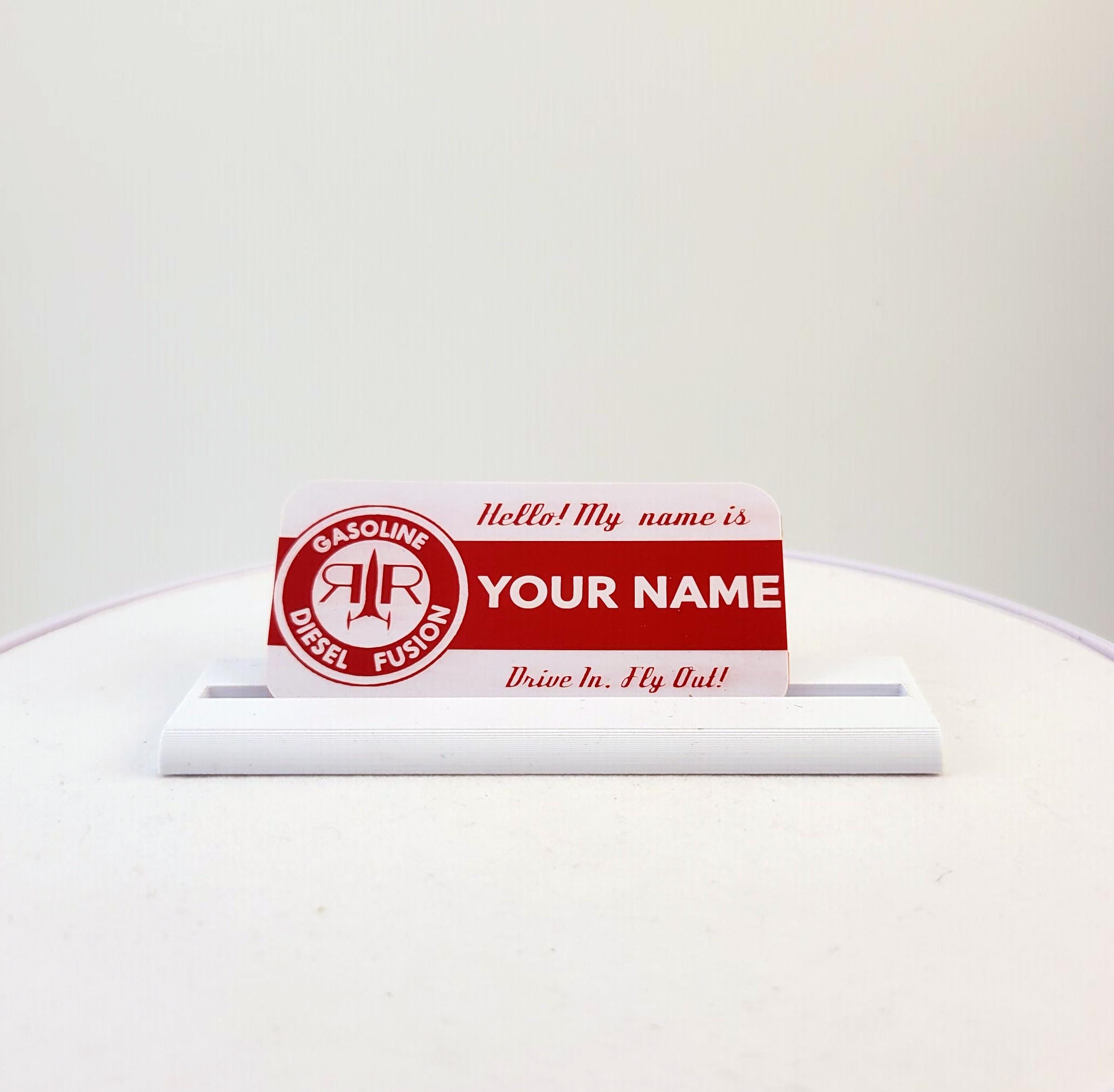 SALE!!! タペストリー 『please give me a name』 Personalized Red Rocket Name Tag - Etsy