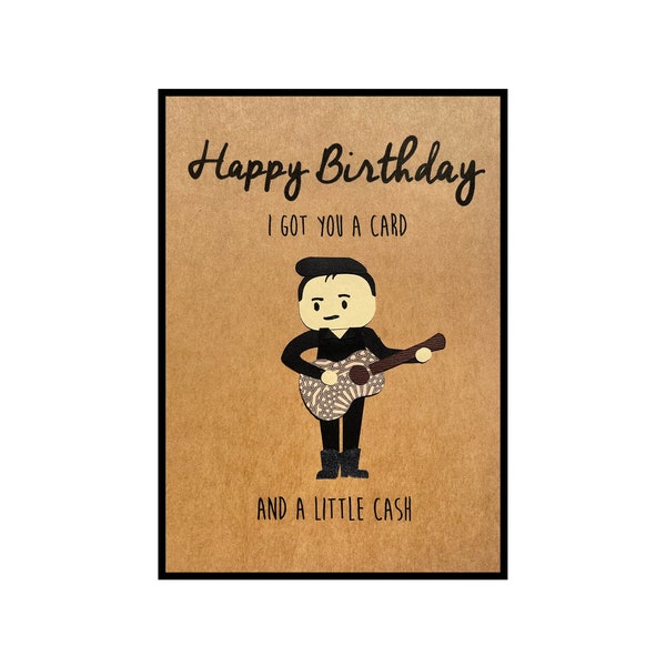 Punny Cash Birthday Card,  Thinking about giving a little "Cash"?