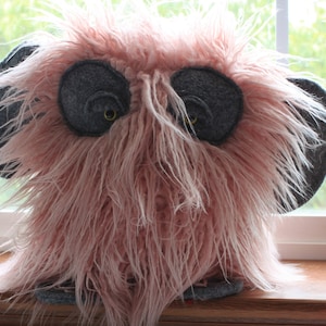 Gray and Pink Creature, Aarika&#39;s Creature, Troll, Big Ears, Stuffed Animal