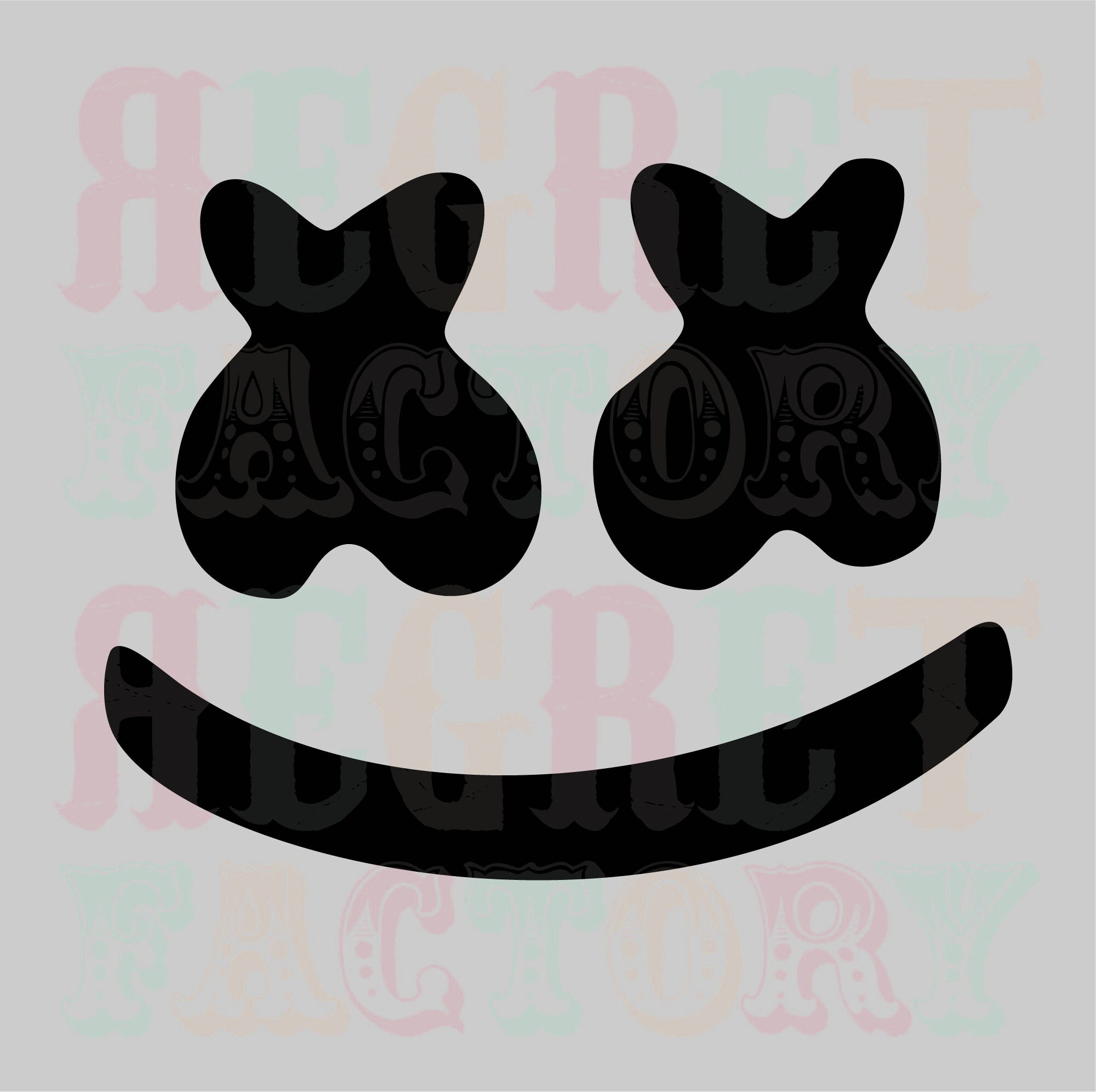 Marshmello Stencil