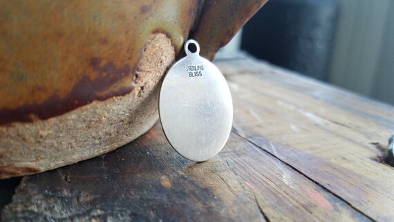 Vintage Bliss STERLING Solid Silver Catholic Reli… - image 3
