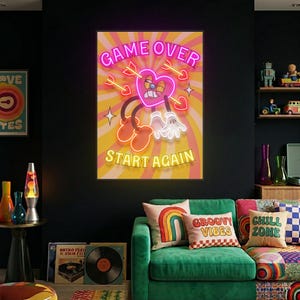 Game Over Led - Etsy