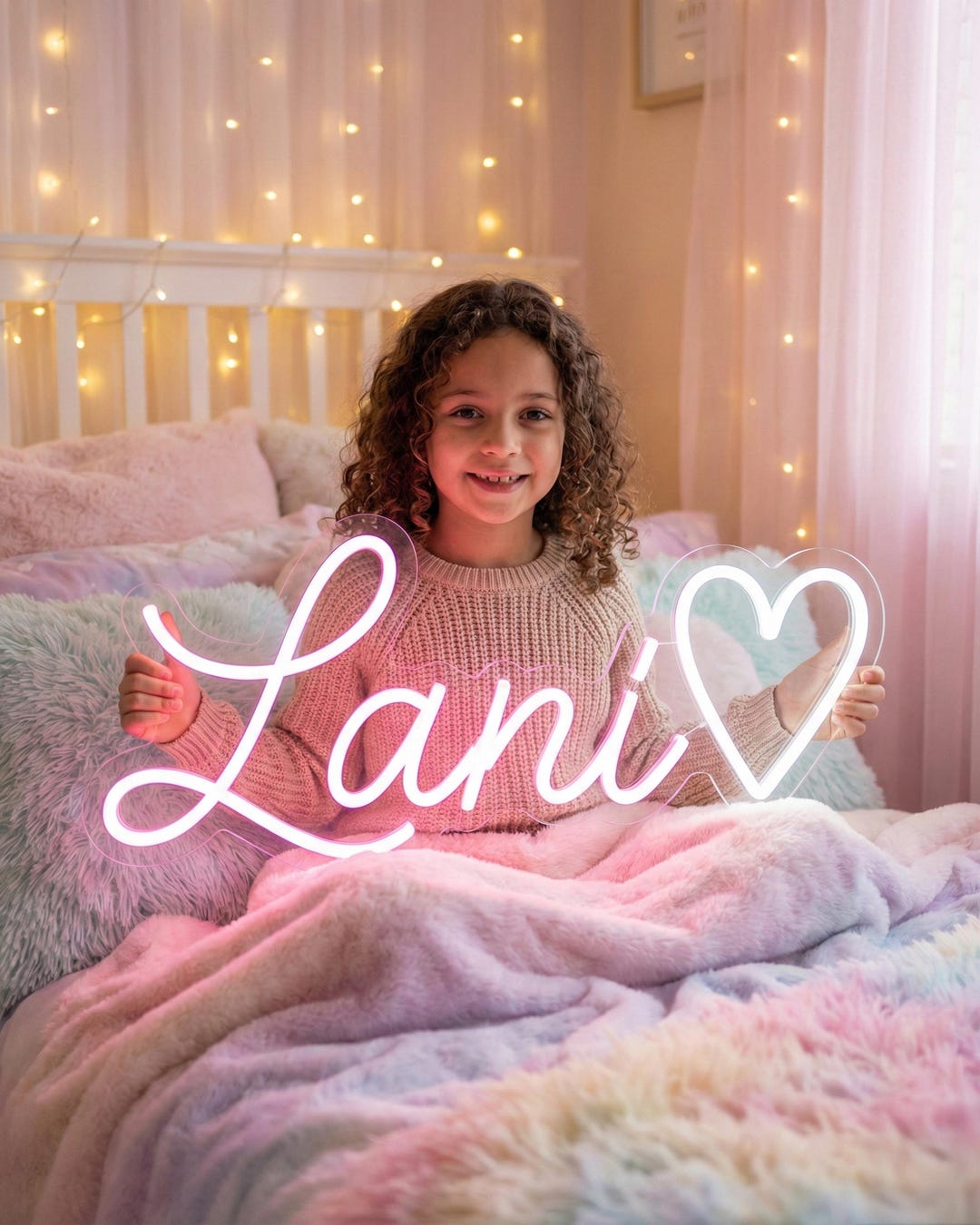 Large Name Neon Sign – Custom LED Neon Light for Statement Wall Decor ...