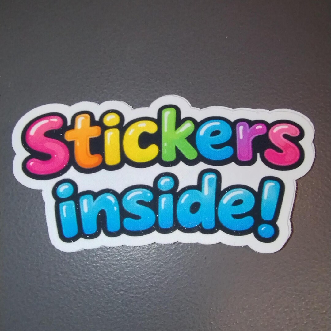 Stickers Inside - Envelope Stickers, for Sticker Sellers & Happy Mail ...