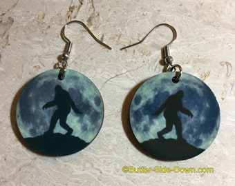 Bigfoot Blue Moon Earrings