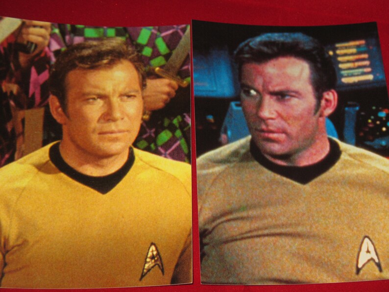 Captain Kirk Collection Star Trek TOS Original Series Postcard Set of 5 ST6 image 3