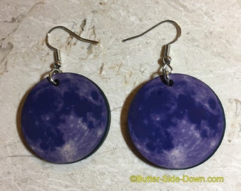 Full Moon Double-Sided Earrings