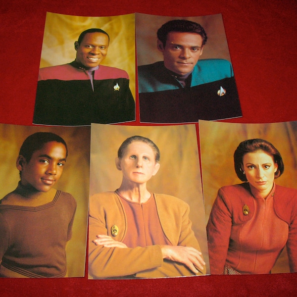 1993 Star Trek Deep Space 9 Postcard Set of 5  (ST5)