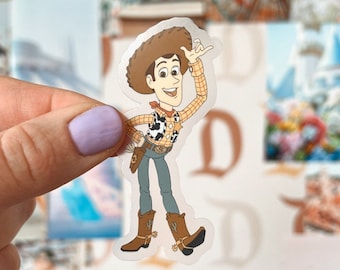 Autocollant transparent du shérif Woody | Autocollant Toy Story, Autocollant Toy Story, Autocollant Buzz, Autocollant Woody