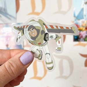 Buzz Lightyear Sticker for Laptop Toy Story Sticker for Waterbottle Toy Story Decal Disney Lover Gift for Friend Gift for Teacher Disney