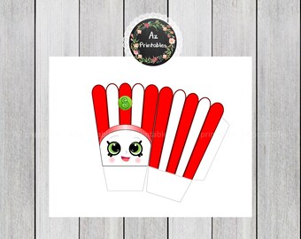 Popcorn box print | Etsy