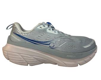 Saucony Guide 18 Damen Grau/Blau Laufschuhe Größe 8,5 M Sportliche Turnschuhe