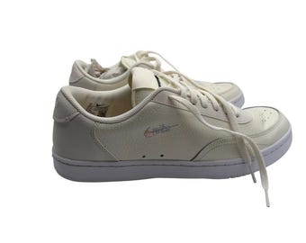 Nike Court Vintage Premium Sail Cream Leather Sneakers CW1067-101 Womens 10