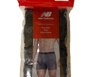 New Balance Men's SZ Medium (32-34) 4 Pack Performance Premium Boxer Briefs