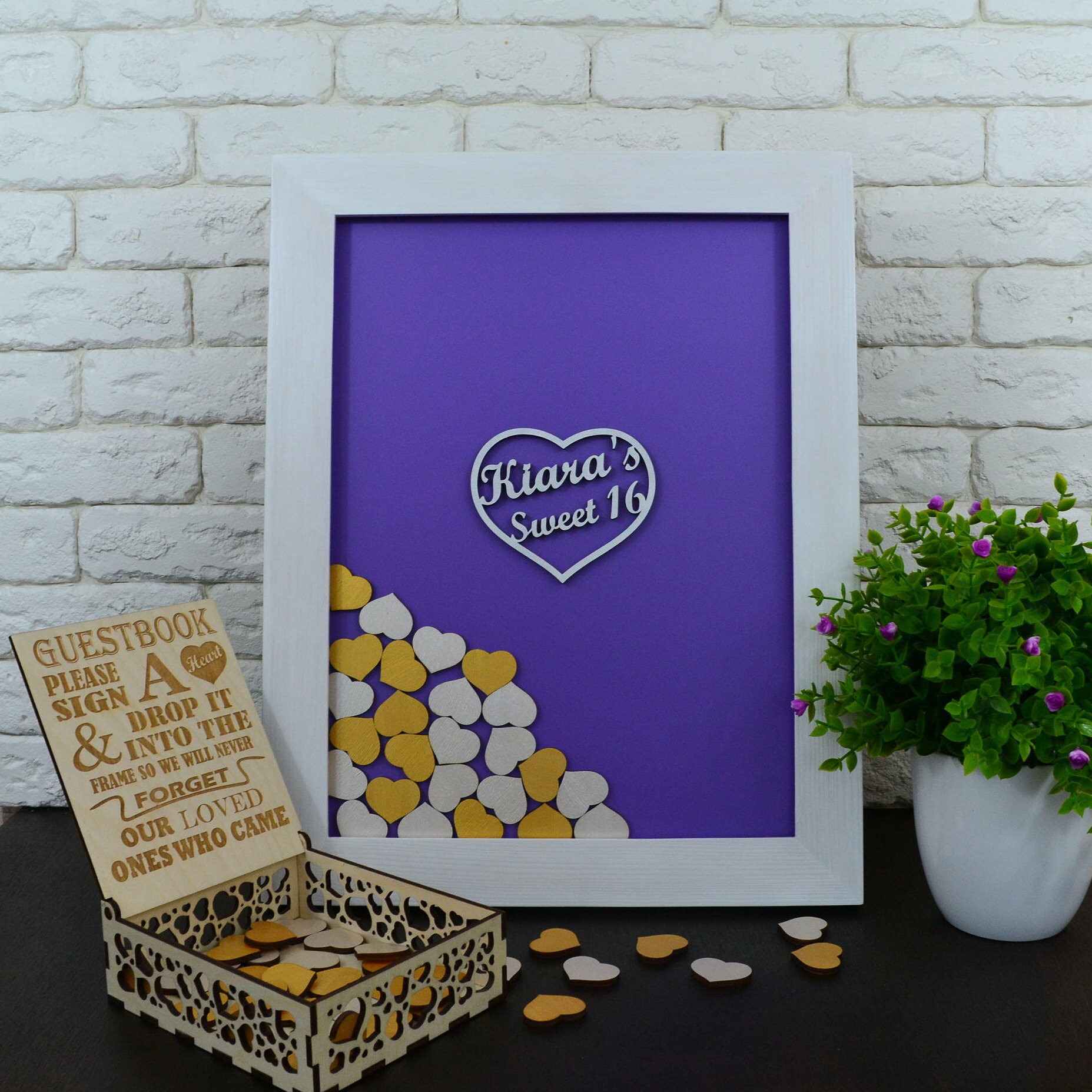 Sweet Sixteen Party Guest Book Sweet Sixteen Sweet 16 Party Etsy