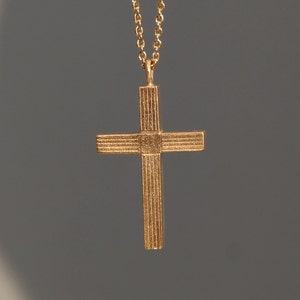 Michael Cross Necklace, 14K,18K Gold Cross Necklace, 14K,18K Gold Cross Pendant