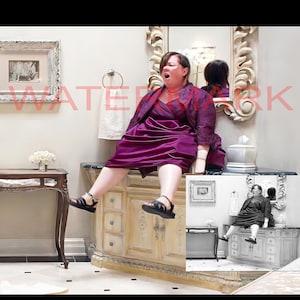 Bridesmaids Melissa McCarthy  Print Funny Bathroom Comedy Photo A  New Clear AI Enhanced Photo Reproduction Choose Color, Black White B13B