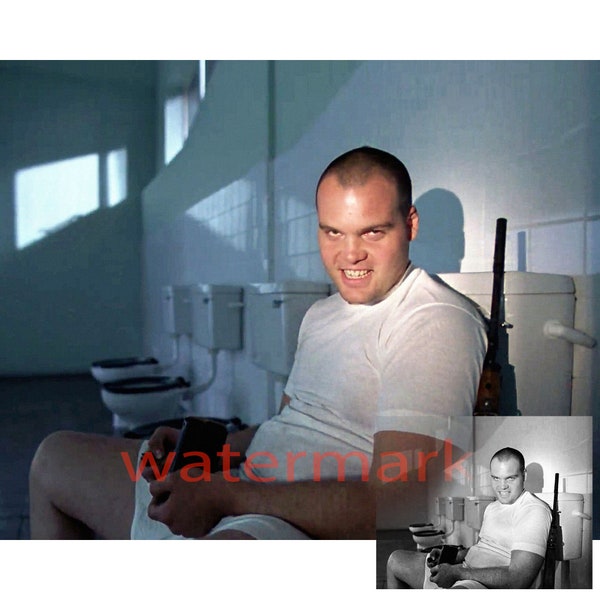 Full Metal Jacket 1987 Private Pyle bathroom Toilet Movie scene Photo Choose Size, Color or Black White b31