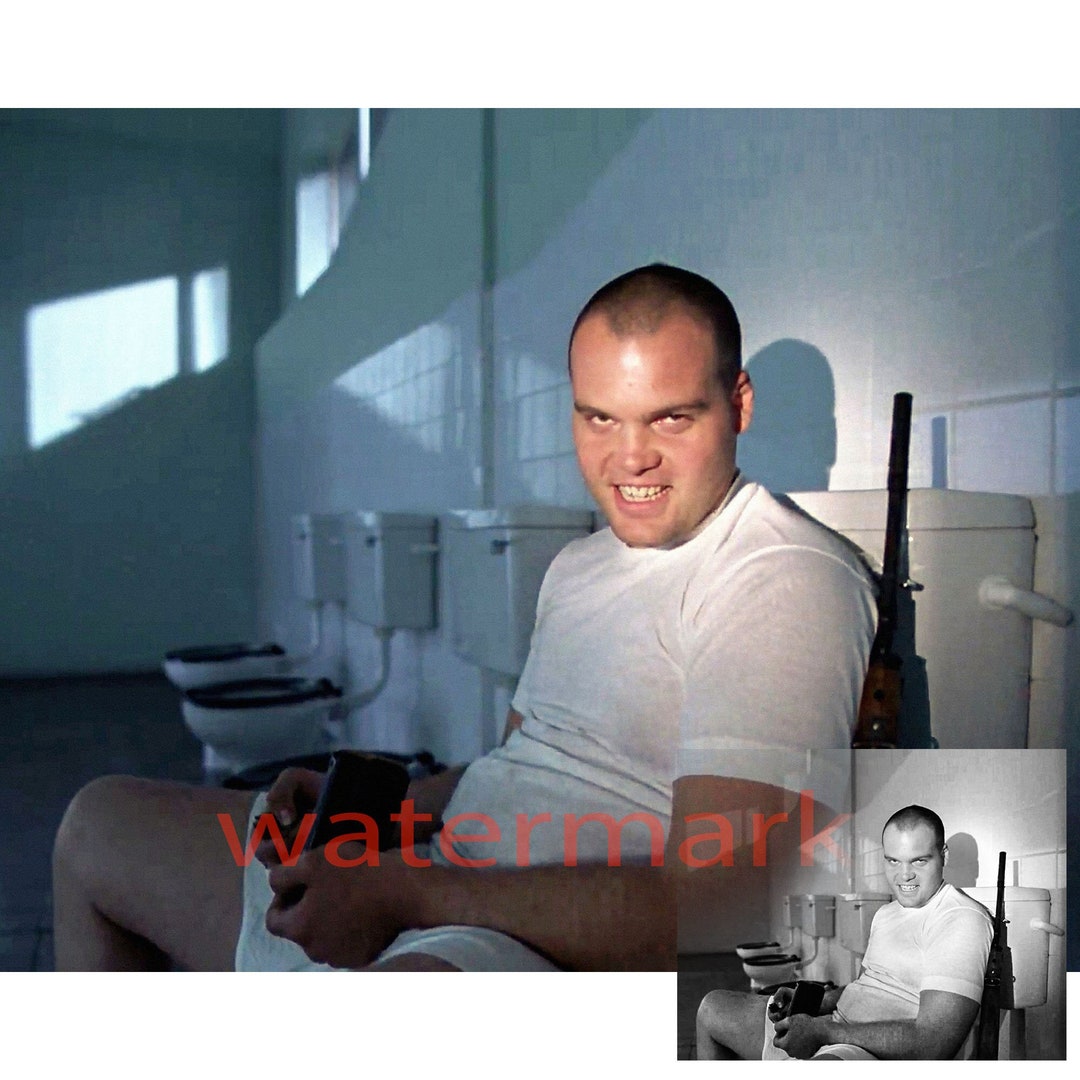 Full Metal Jacket 1987 Private Pyle Bathroom Toilet Movie Scene Photo Choose Size, Color or