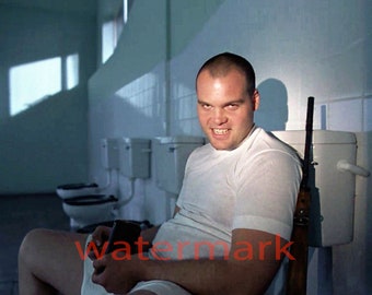 Full Metal Jacket 1987 Private Pyle bathroom Toilet Movie scene Photo  Choose Size, Color or Black White b31