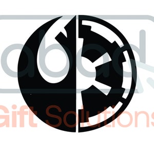 Star Wars Rebel vs Empire Vinyl Decal