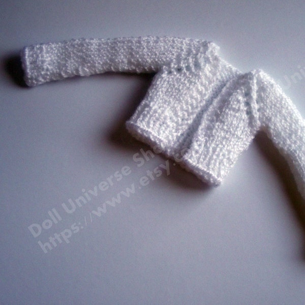 Hand knitted Jacket for Momoko, Blythe, Blythe\Azone,Pullip dolls