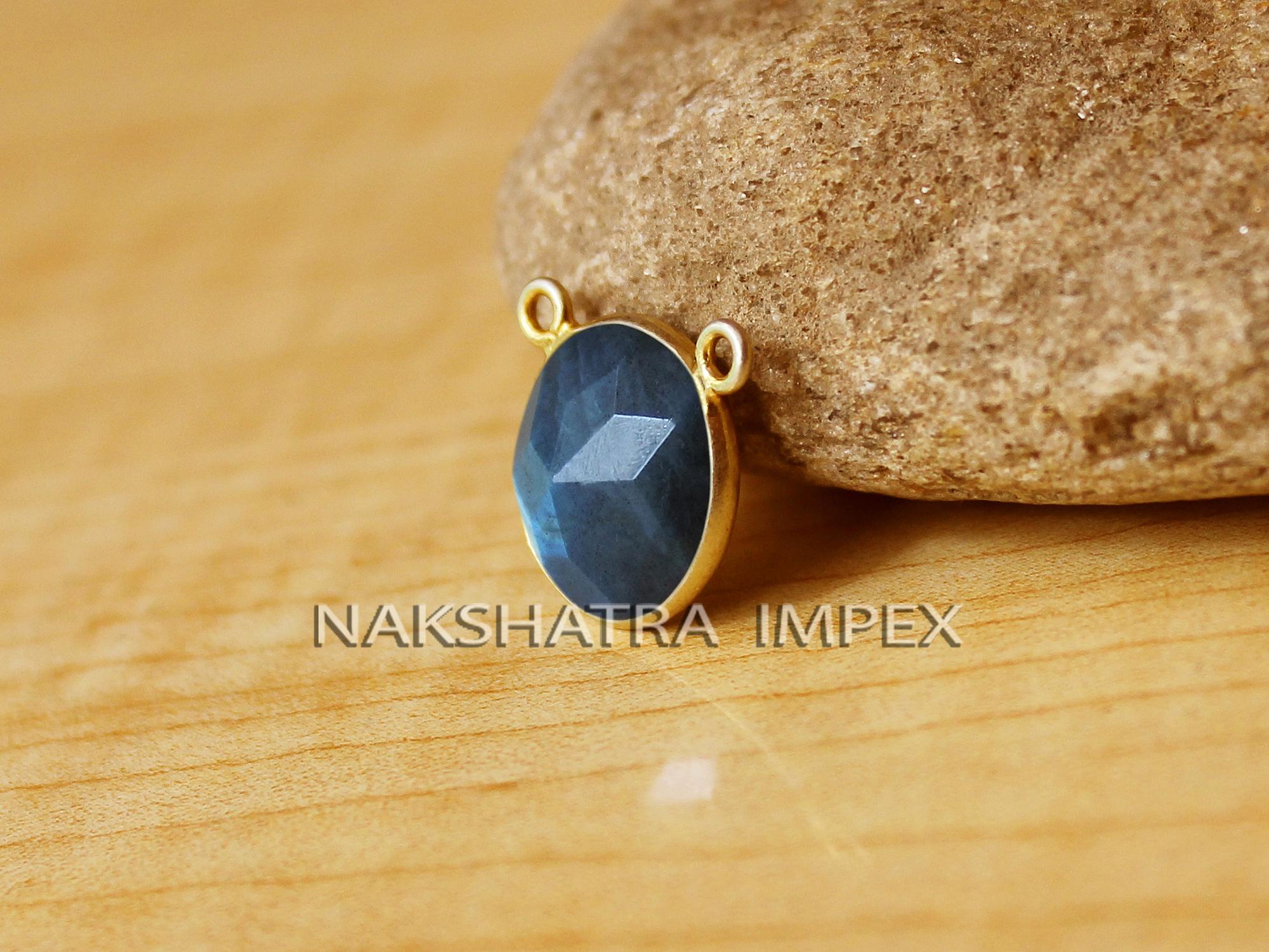 天然ラブラドライトラウンドファセット925スターリングシルバー