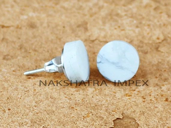 Howlite clearance stud earrings