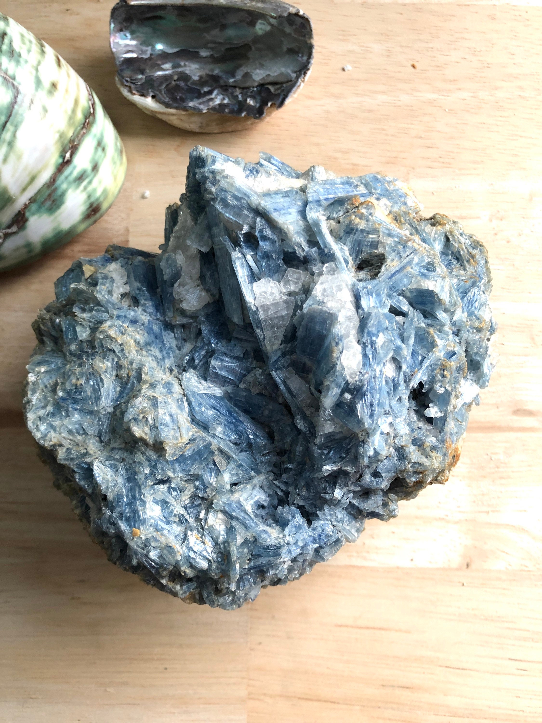 Blue Kyanite in Quartz Matrix — Crystal Specimen