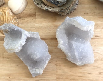 Natural Chalcedony / Blue Lace Agate  — Crystal Specimen (Display)
