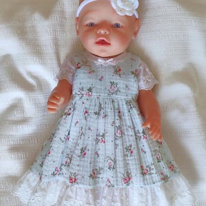 Elegant Romantic Dress for Baby Born 17 inches (43 cm)