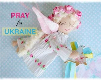 Priez pour l'Ukraine - carte postale numérique
