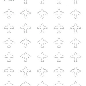 Plantilla de transferencia de glaseado real de avión