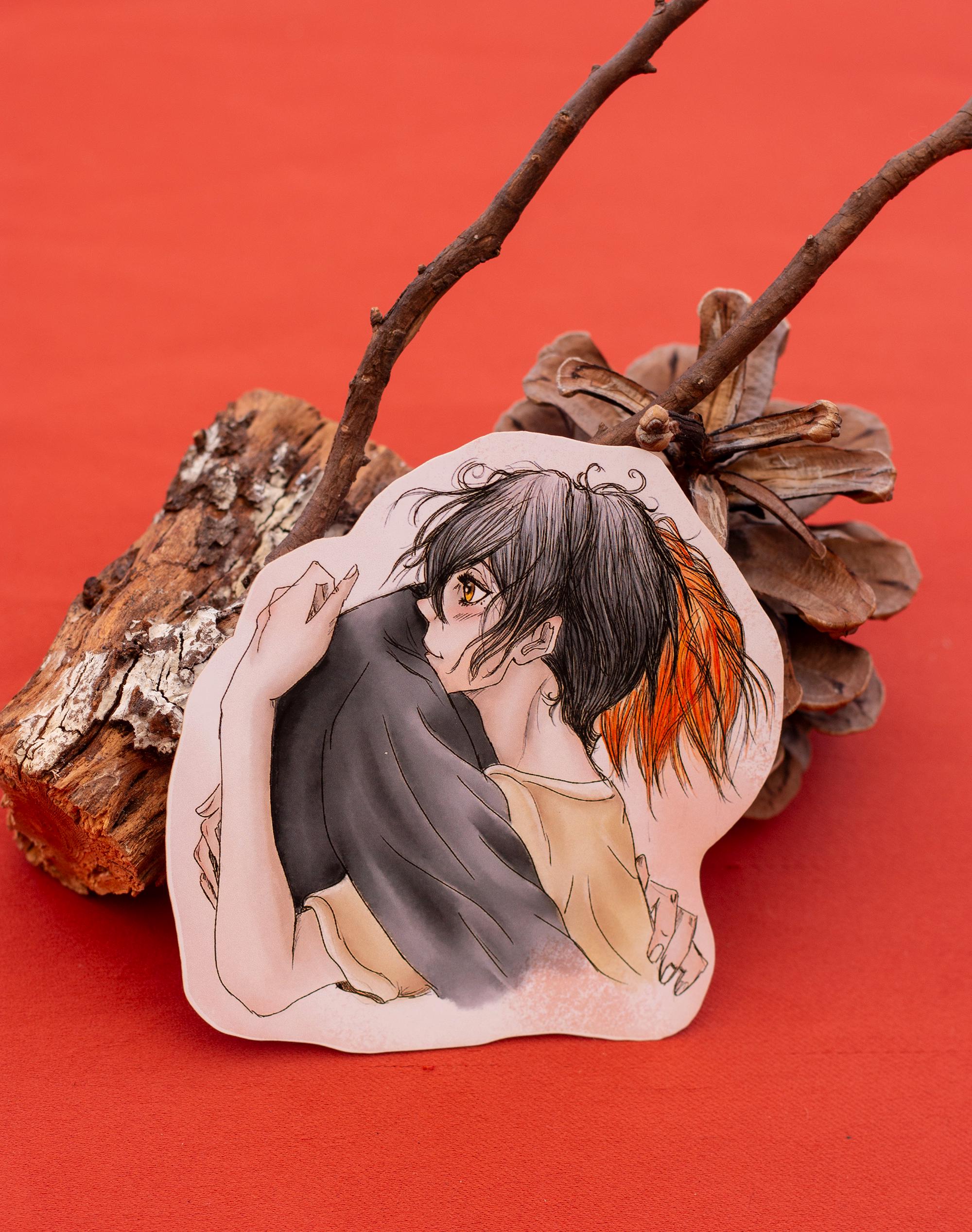 Sasaki To Miyano Sticker
