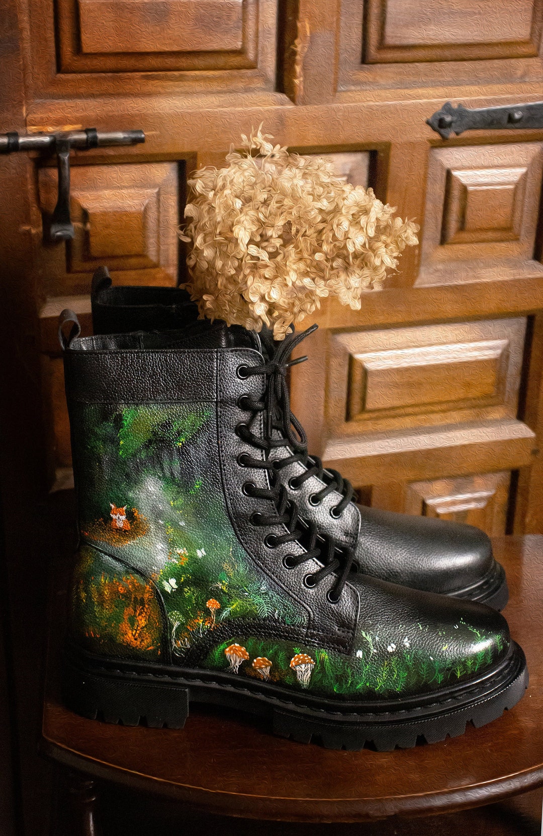 Scarpe Dipingere Borse In Pelle Dipingere Su Borse Di Pelle