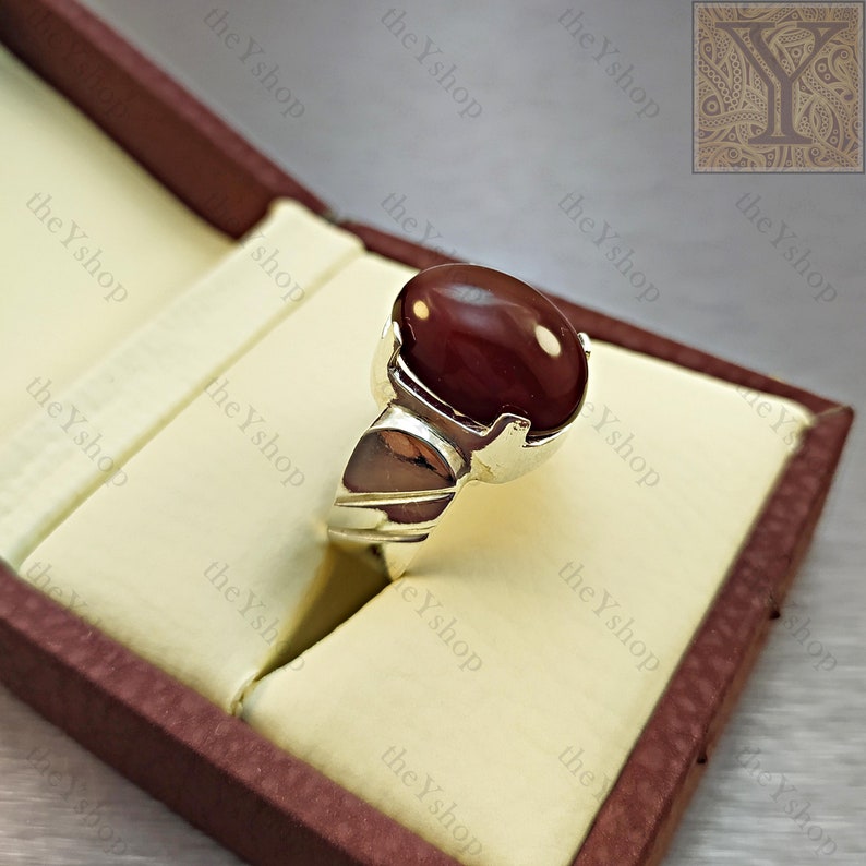 JADEITE Gift Ring Birthstone Ring 18 Ct Natural RED JADE Ring Blood Red Gemstone Ring Anniversary Gift Ring 925 Sterling Silver Ring