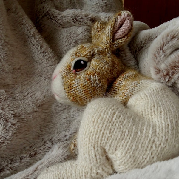 Samson the knitted bunny | stuffed animal