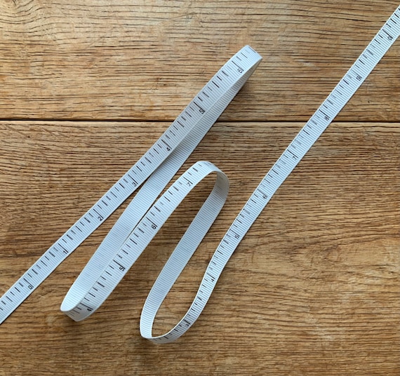 Tape Measure Ribbon Grosgrain