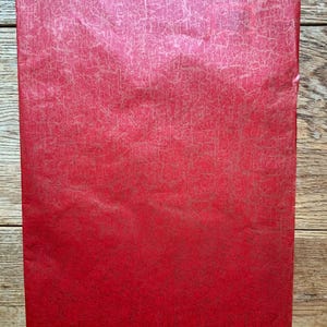 Decopatch Decoupage Papier Bogen No 336 Rote Krakelee Glasur